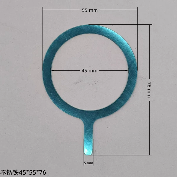 Stainless steel with tail silver