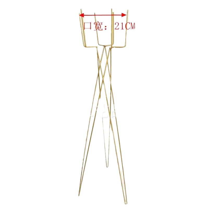 Opening flower basket triangle bracket flower pot rack balcony flower rack flower balloon tray rack portable flower rack wholesale