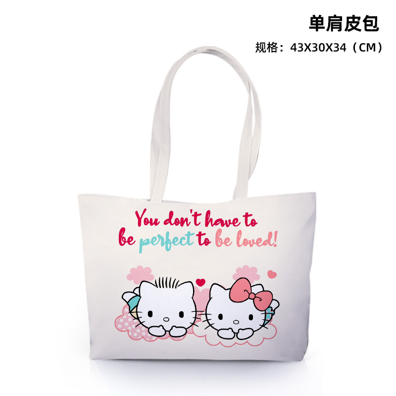 缇缇猫丹尼尔Daniel 情侣系列多图案单肩托特包单肩皮包新年礼物