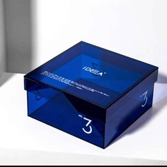 Nordic Acrylic Storage Box Dustproof Desk Organizer Magazine Storage Box Accessory Cosmetic Makeup Trinket Tray