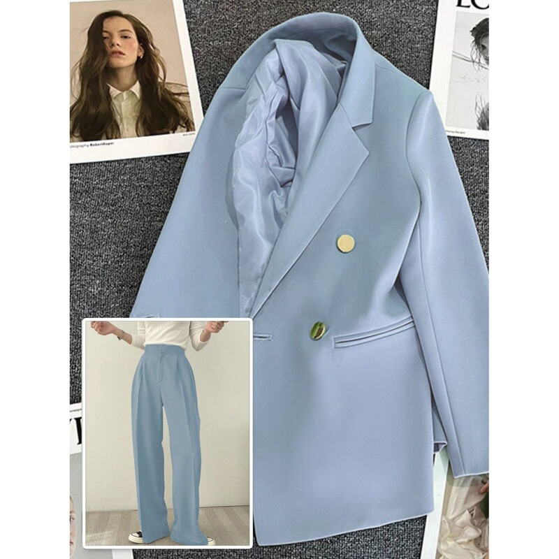 Suit Suit for Women 2025 Fashionable Casual Spring & Fall New Korean Style Loose Slimming Look Two-Piece Suit Suit