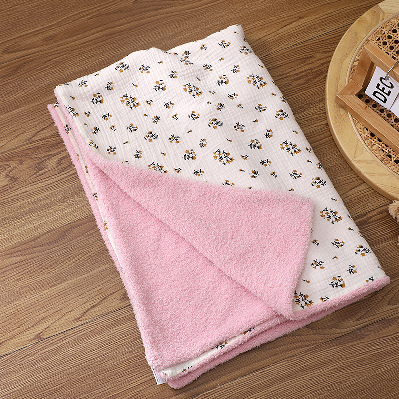 (OPP백) 작은 노란색 꽃 담요 [파운데이션]