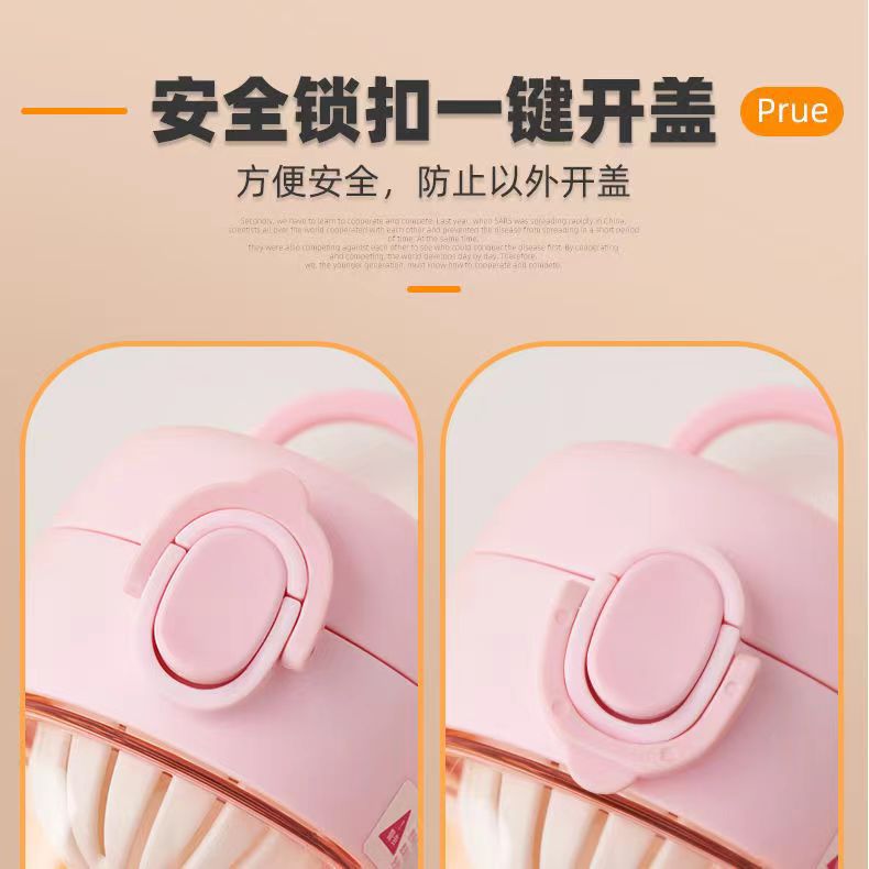 Hellokitty taza de agua para niños taza de agua primavera nueva taza de plástico taza de bebida directa estudiante mujer hombre portátil taza de agua