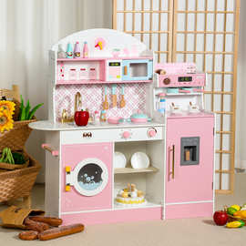 木制儿童厨房玩具过家家仿真厨具切切乐套装女孩子玩具礼盒8-12岁