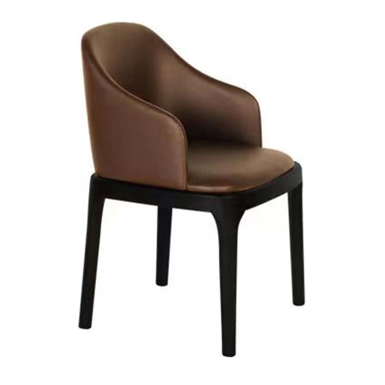 Mesa de comedor de hotel de caja de madera maciza cadena de restaurantes occidentales diseñadores de estilo antiguo asiento de tela de caña