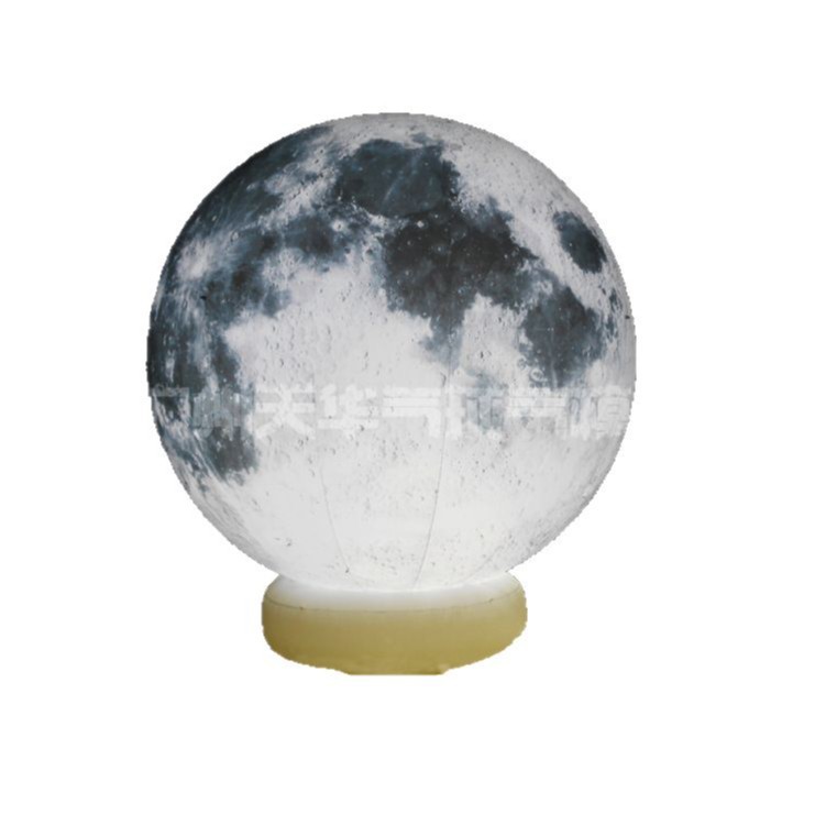 Fábrica al por mayor Festival de mediados de otoño al aire libre gran PVC inflable Luna modelo inflable, Luna inflable Globo flotante de aire