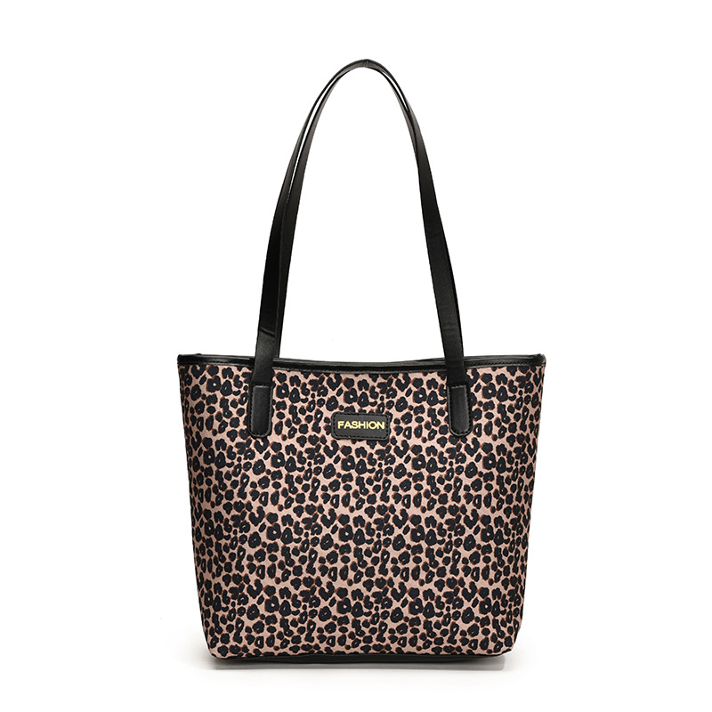 Popular este año 2024 nueva bolsa de clase de gran capacidad, bolsa de leopardo, bolsa de hombro, bolsa de mujer