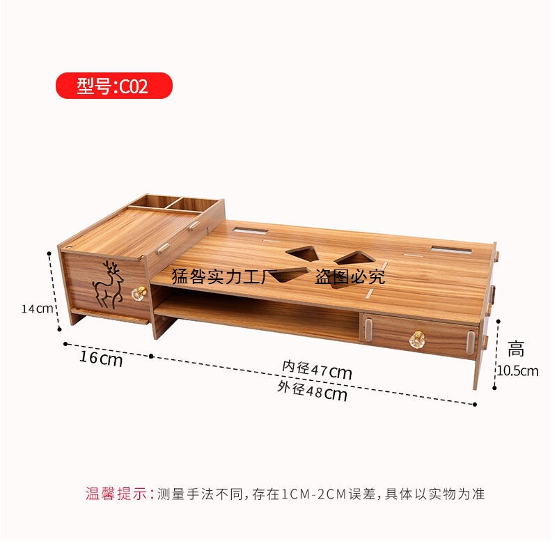 Laptop Stand Desktop Riser Cooling Base Cervical Support Office Dormitory Elevation Storage