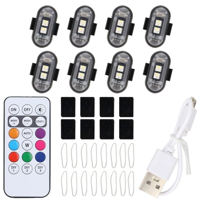 aircraft lights warning lights — Other lights - eight-lights-and-one-remote-control