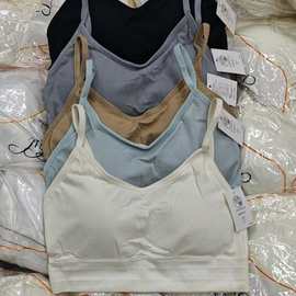 03#新品尾单学生美背文胸全固定乳胶杯百搭细肩带美背内衣包邮