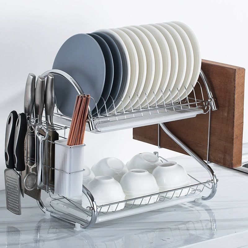 Storage rack Multi-layer household drain rack dish rack kitchen floor-standing cabinet rack storage rack