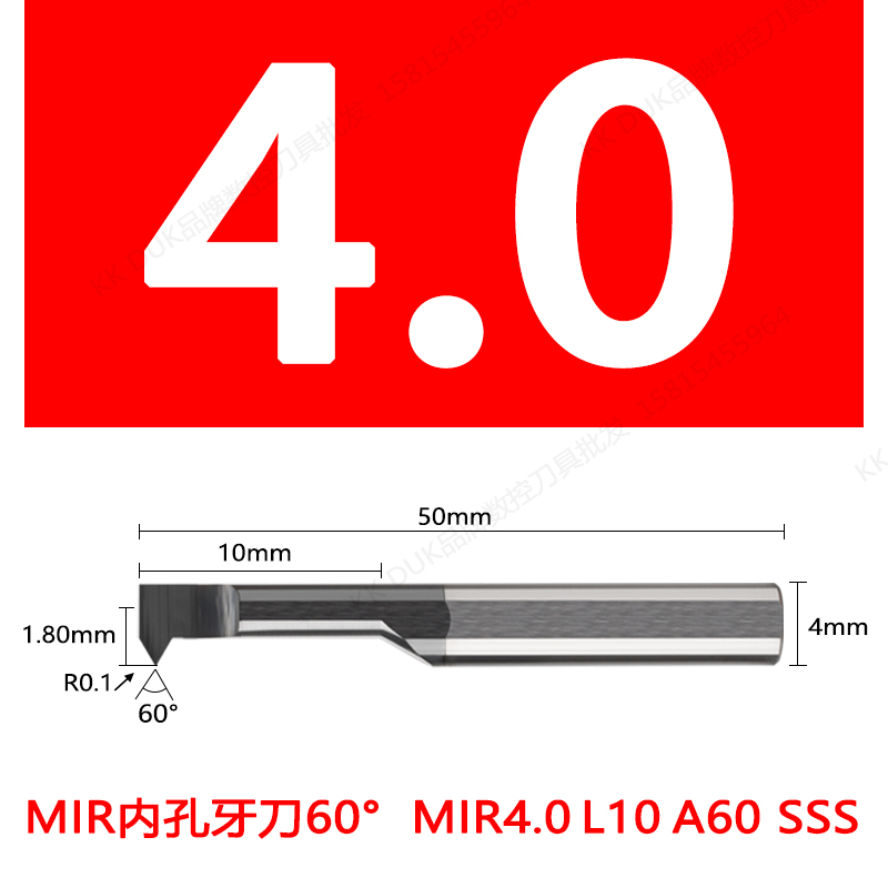 Superdur MIR tungsteno cortador de dientes de agujero pequeño acero inoxidable aleación de titanio SSS recubrimiento negro MIR3-MIR8.0