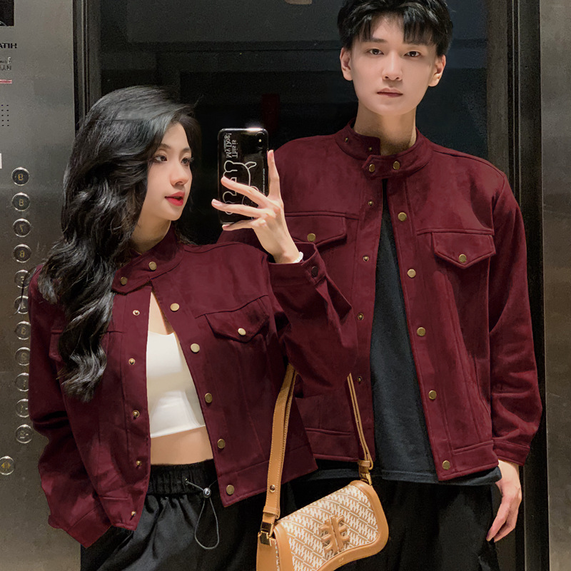 2025春季情侣装男女休闲外套一件代发