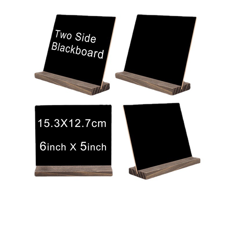 创意双面小黑板摆件家居装饰酒店吧台写字板 黑板工艺品装饰摆件