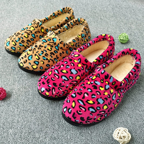 New Beijing Cotton Shoes, Home Slippers, Indoor Slippers, Casual Soft Sole Fleece Face Women's Cotton Shoes, Comfortable and Versatile