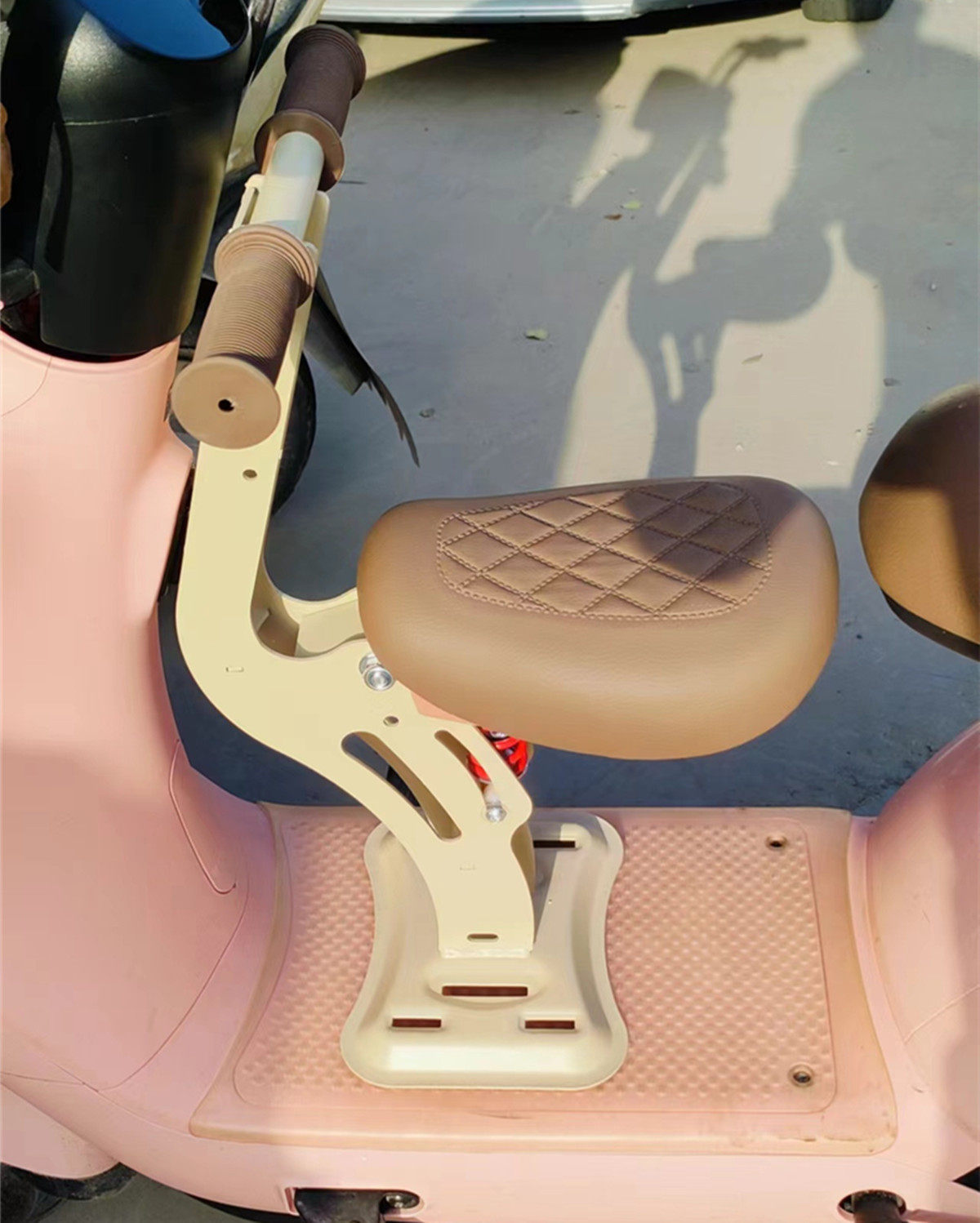 Foldable Front-Mounted Child Seat for Electric Vehicles, Aima Ya Modern Di Electric Scooter, Child Safety Seat for Kids and Babies