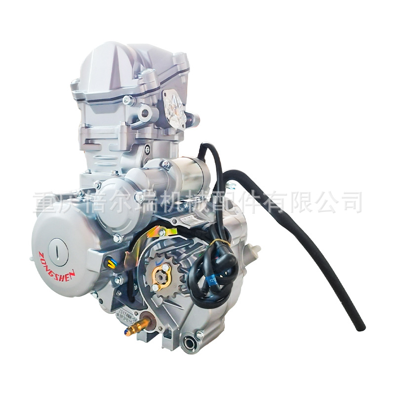 Zongshen NB300 motocicleta todoterreno transformación de cuatro válvulas enfriado por aire nuevo motor de potencia completo
