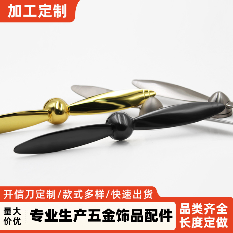 Zinc alloy propeller with bearing rotating aircraft letter opener…
