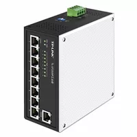 TP-LINK TL-SF1009P Промышленного класса 9 Панель Алюминиевые кожухи корпус настенные/направляющая установка 8