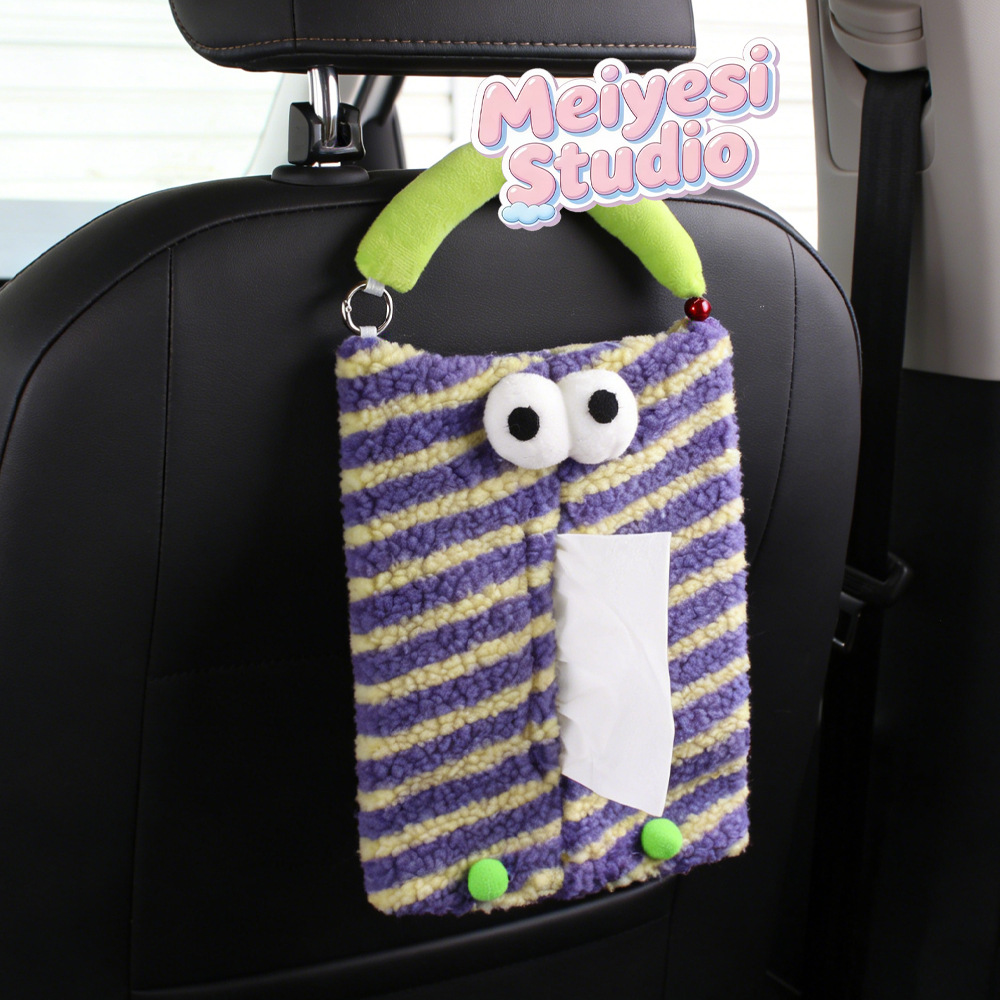 Funda Protectora para Cinturón de Seguridad de Felpa Sintética Decorativa para Auto image 11