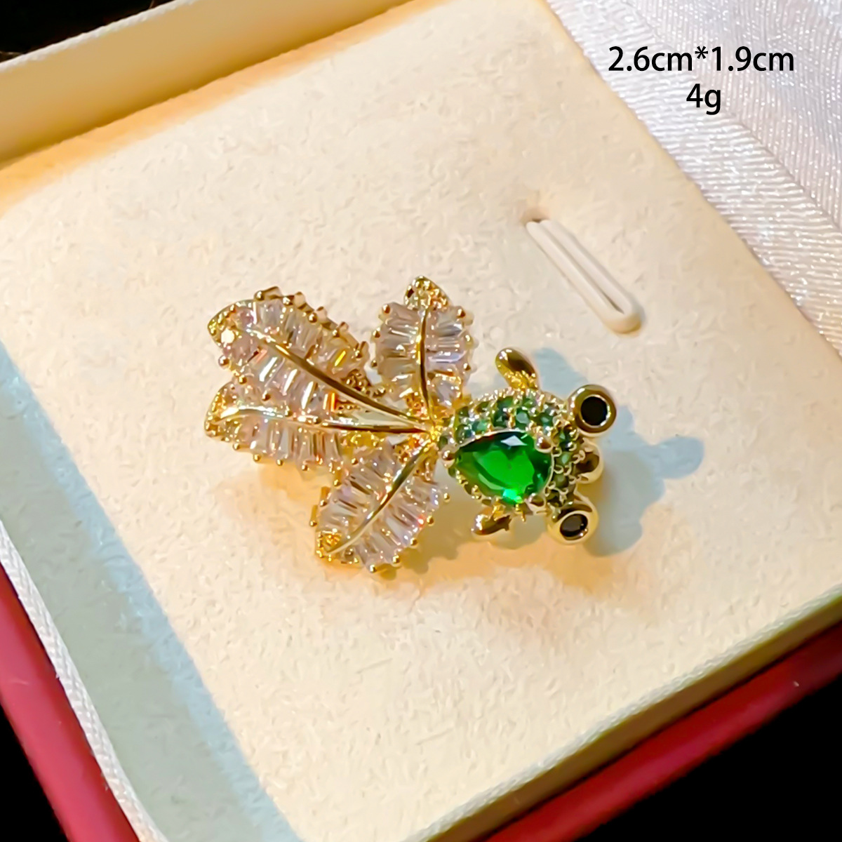 Exquisite Schmetterlingsbrosche Mit Goldfisch Zirkonia Lila_voghion.com