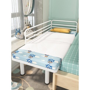 Children's Bed Splicing Bed Iron with Guardrail Baby's Small Bed Girl's Princess Bed Boy's Single Bed Widened Bedside Bed
