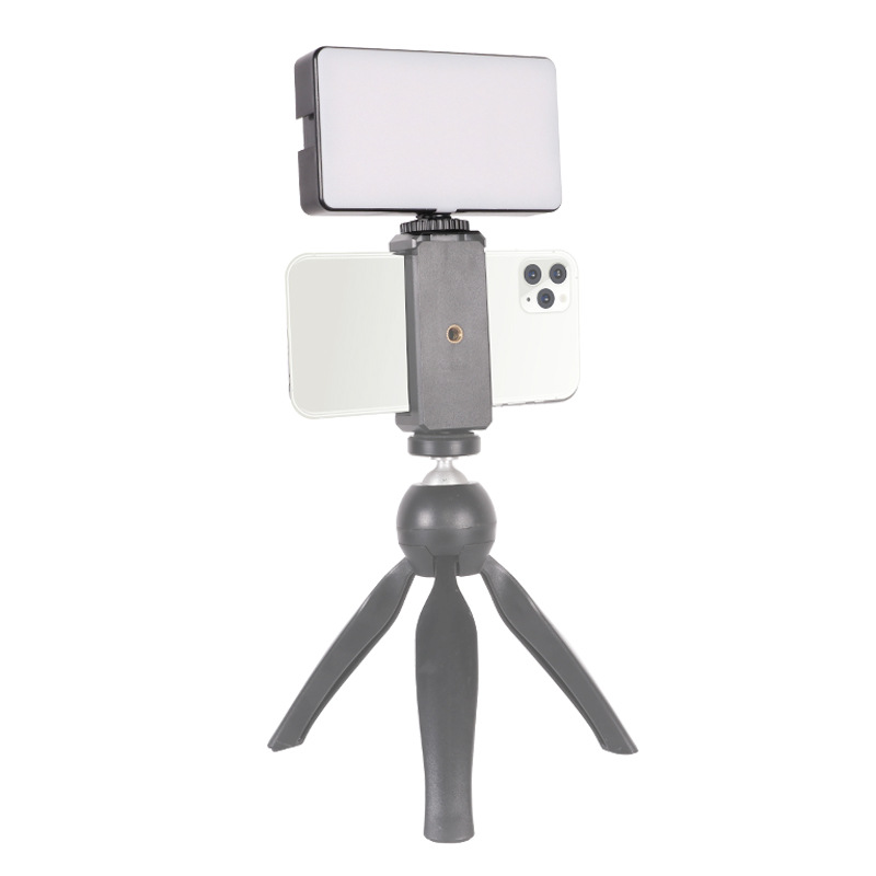 Fotografía de carga WL-R2 cuadrado mini luz LED teléfono móvil selfie RGB fotografía luz a todo color de bolsillo RGB Luz de relleno