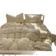 Class A Maternal and Infant Grade Cotton Aerobic Double-layer Yarn Four-piece Set Soft Printed Shell Needle Bed Sheet Quilt Cover Bedding 4