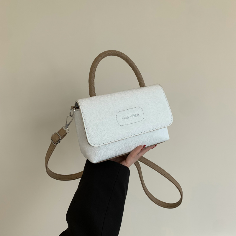 Borsa elegante e minimalista per le donne nella primavera del 2024, versatile borsa a tracolla ins versione coreana piccola quadrata_voghion.com