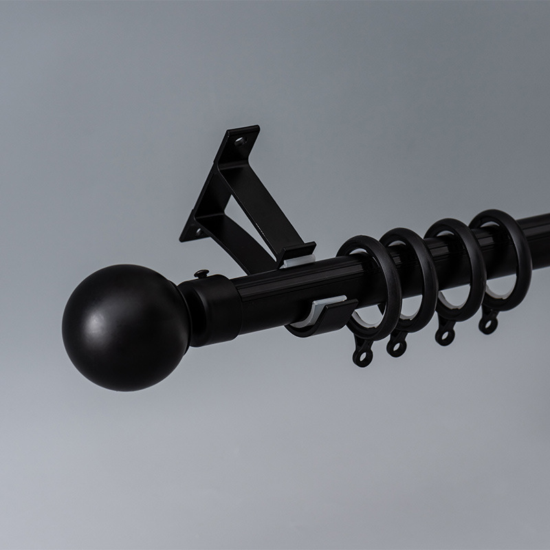 Moda gruesa de carga durable aleación de aluminio varilla romana de lujo cortina pista mudo Luz de lujo cortina varilla Romana