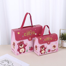 儿童生日周岁伴手礼喜糖包装盒宝宝满月礼盒空盒子卡通手提糖果盒