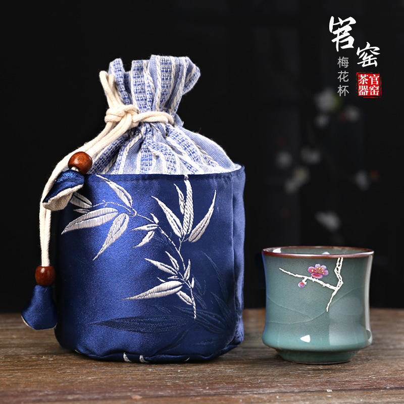 Horno oficial juego de té de Kung Fu caja de regalo traje tetera Tazón de tapa taza de té empresa de negocios Reunión Anual apertura regalo logotipo personalizado