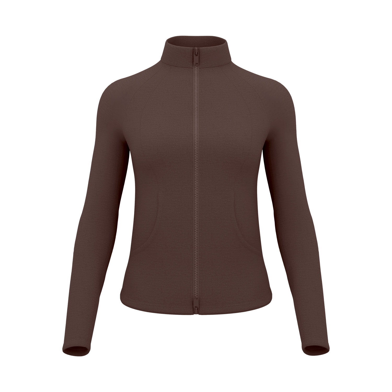 Juyi Tang mel桃 vello de cuello de bolsillo abrigo otoño invierno nuevo vello grueso abrigo de yoga de cuello de collar