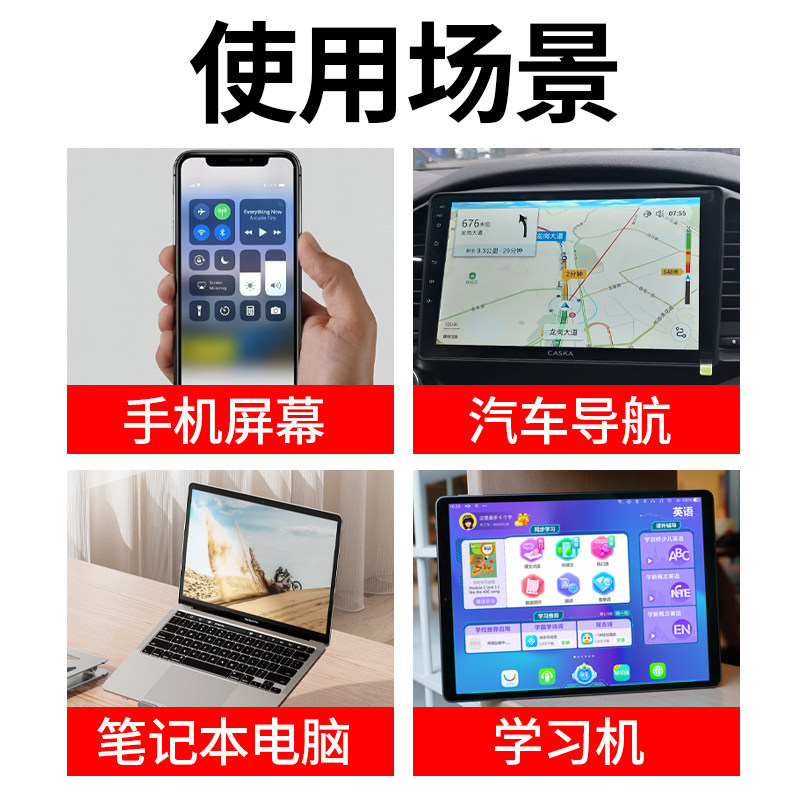 Suitable for Tablet Privacy Film, Car Navigation Large Screen Instrument Anti-Glare Film, Universal and Cuttable