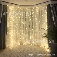 240LED 3*2.5M штор светильники Amazon горячие продажи струнные рождественские огни креативные шторы струнные огни