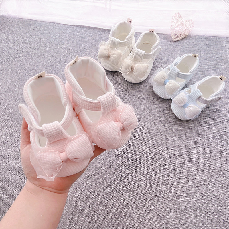 春夏季女宝宝公主鞋0-1岁婴儿鞋防滑软底单鞋不掉春秋 新品新生儿