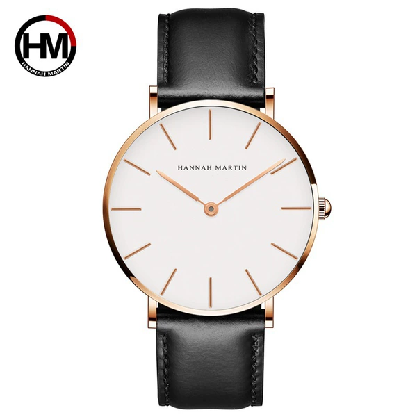 CB01FH rose gold shell black belt