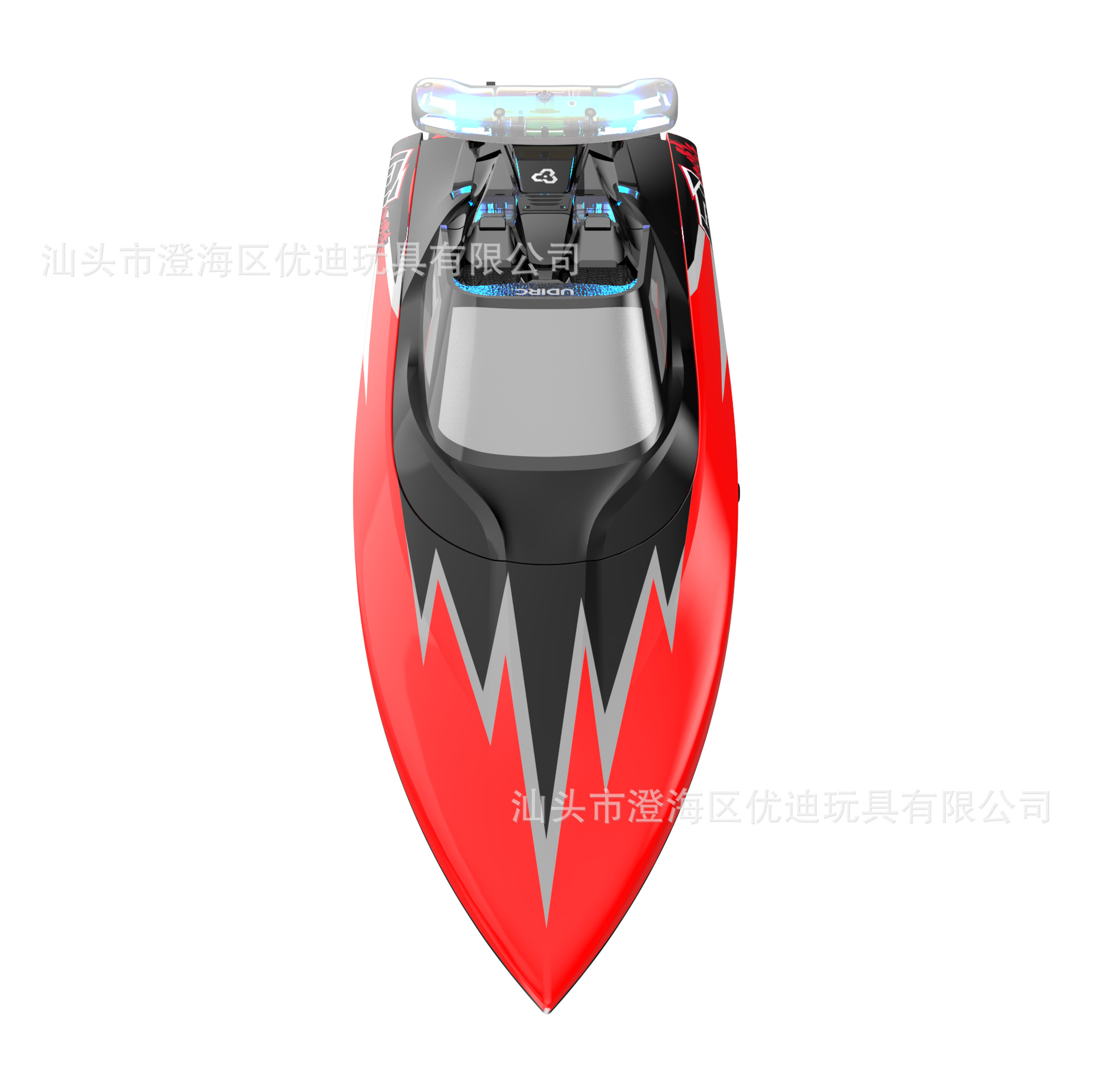 優(yōu)迪UDI017水冷高速遙控船 跨境新款 水上模型快艇
