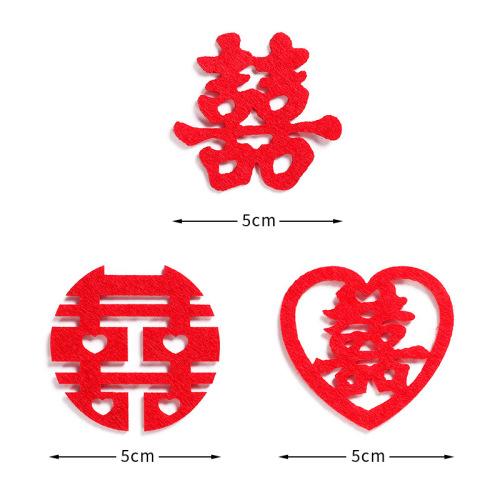 Wedding mini hand-thrown happy words wedding room layout set wedding decoration fruit plate happy toss small happy words sprinkled on bed stairs