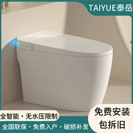 家用智能马桶全自动无水压限制脚感冲水喷射虹吸式坐便器马桶批发
