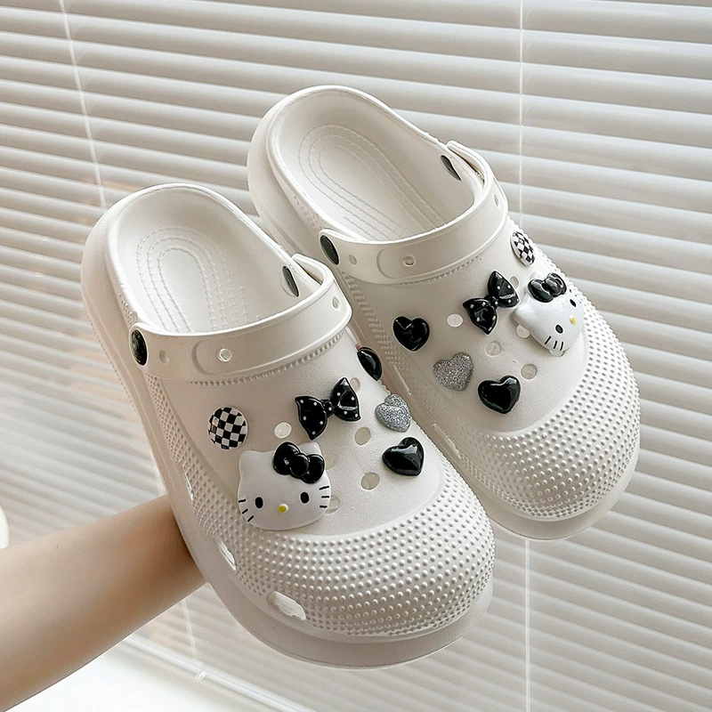 Туфли с толстым дном для женщин летом новый стиль носить модные дикие сандалии