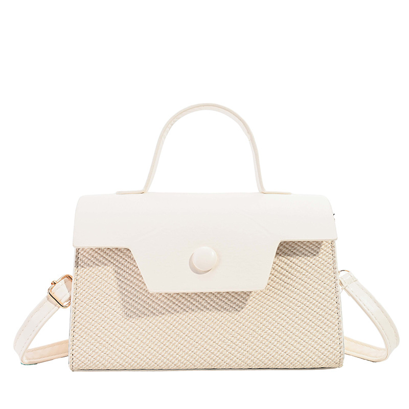 Bolso 2026 nuevo bolso cuadrado simple, bolso de hombro de mano de moda de mujer, bolso de cuero PU de alta calidad