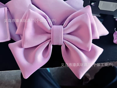 Motosiklet dəbilqələri – Helmet Decorations Cartoon Bow - section-b-violet