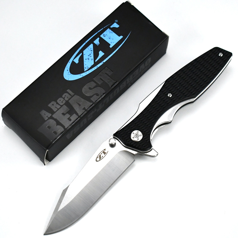 ZT高品质户外折叠刀战术刀露营防身折刀便携口袋刀高硬度厂家直供