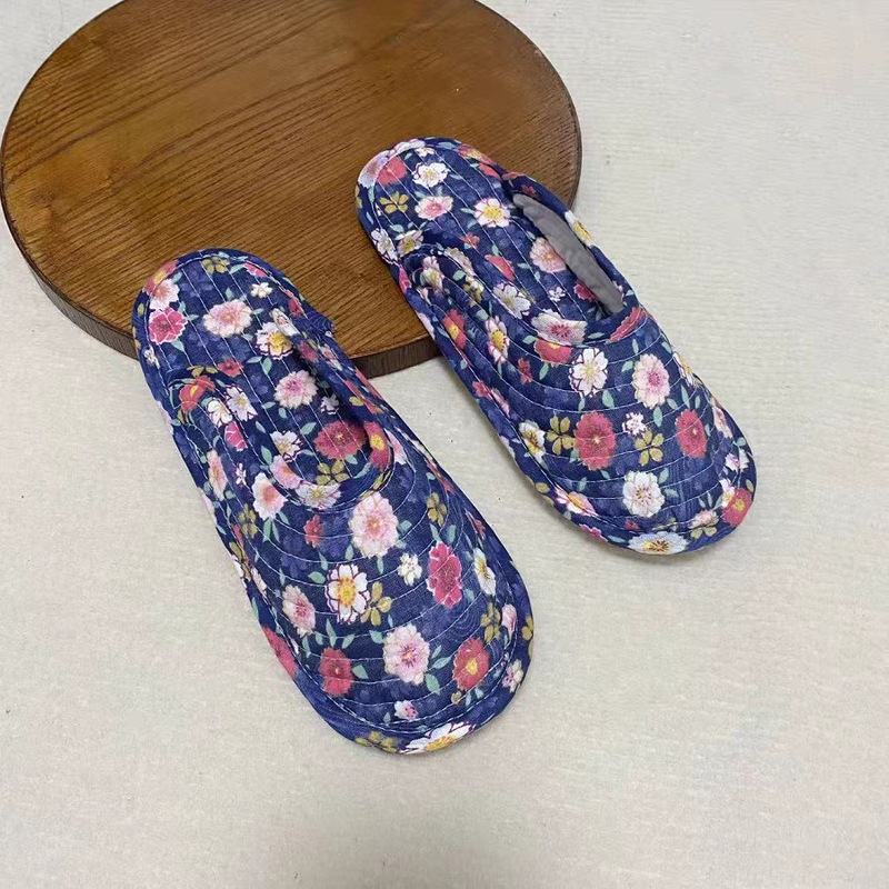 爬爬垫专用拖鞋家居室内软布底男拖纯棉布艺四季透气静音厂家批发|undefined