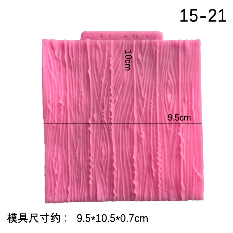 BRICOLAJE simulación de pared de ladrillo azulejo patrón de la piel borde de la corteza textura pad fondant pastel de silicona molde de chocolate borde