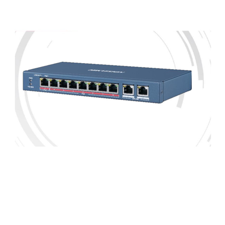 DS-3E0310HP-E 海康威视8口百兆250米60W远距离PoE交换机