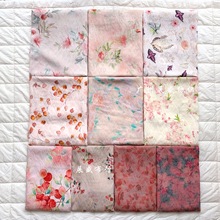 新中式印花布料苎麻面料 植物染旗袍连衣裙衬衫服装面料汉服布料