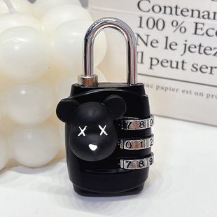 ✅ Password Lock Padlock Cute Cartoon Student Dormitory Cabinet Lock Anti-Theft Suitcase School Bag Multifunctional Mini Lock