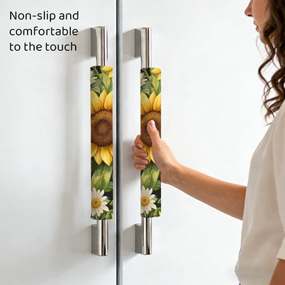refrigerator handle cover sunflower: Universal seat cover